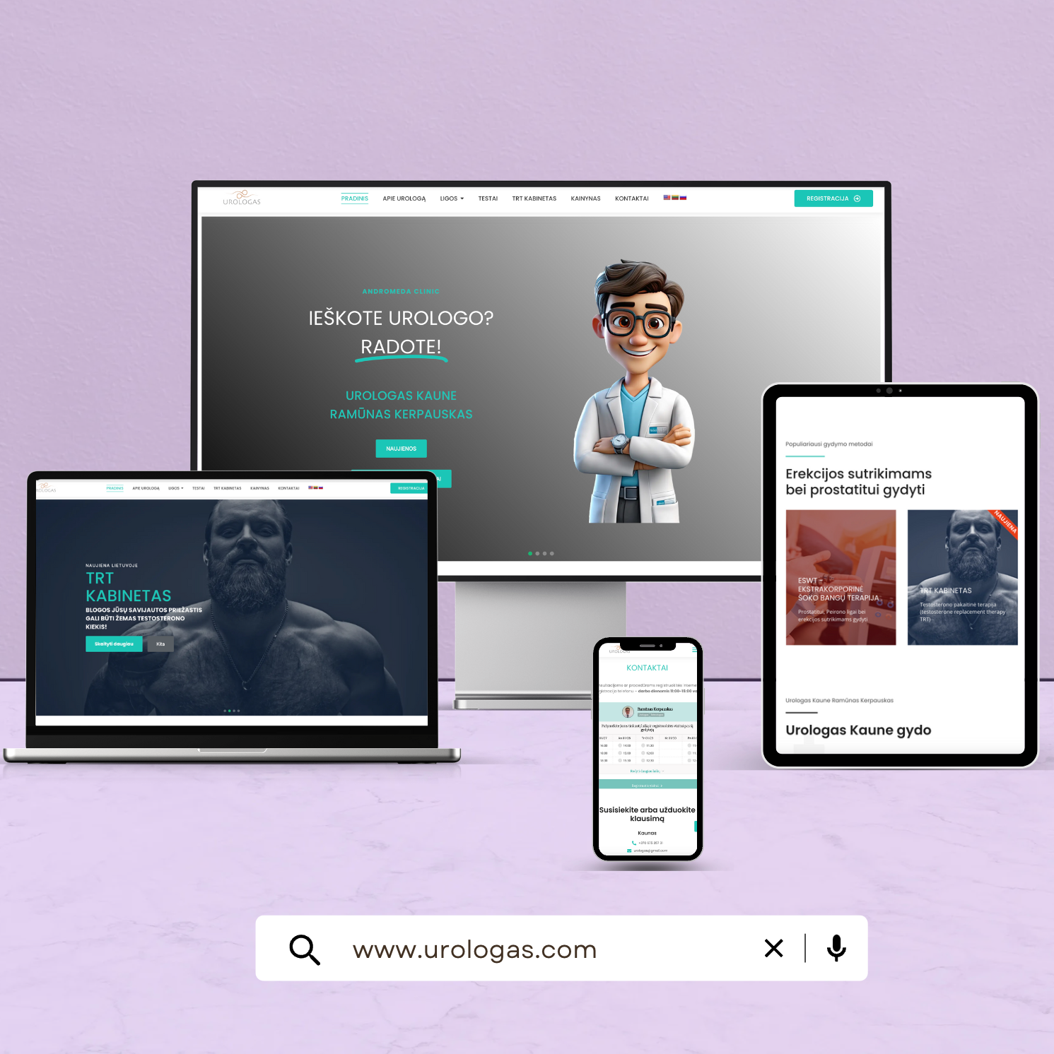 Medical Website for Urologist